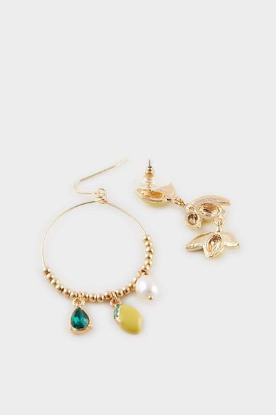 DeFacto Women's 2-Piece Dangle Earrings F0859Axns