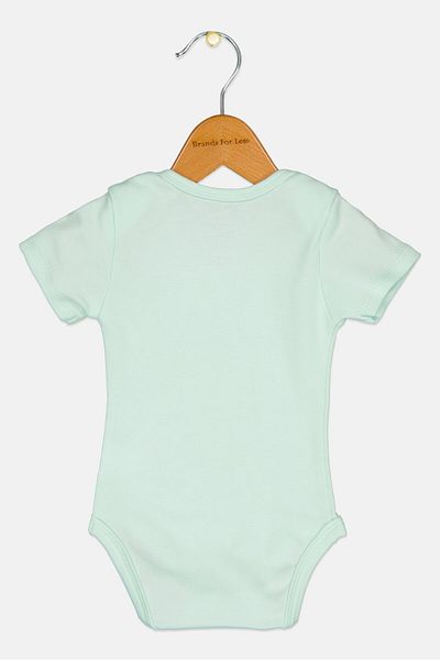 Disney Toddlers Girl Short Sleeve Graphic Print Bodysuit, Mint
