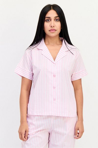 Flora Women 2 Pieces Stripe Pyjama Set, Multicolor