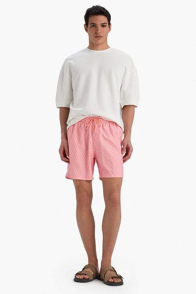 DeFacto Patterned Mesh Lined Short Length Sea Shorts B7442Ax25Hs
