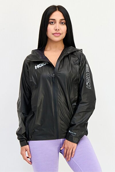 hoka Women Sportswear Fit Running Jackets, Black