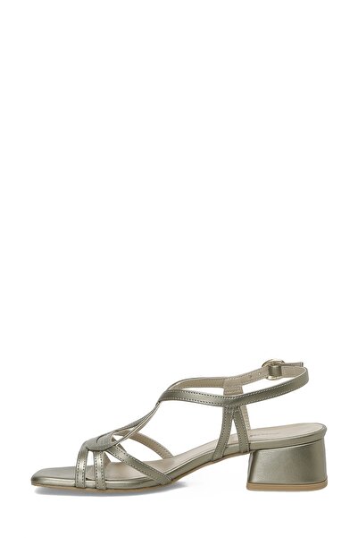 Polaris 325077.Z 5FX Altın Kadın Topuklu Sandalet