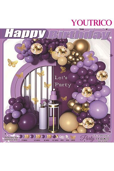 Youtrico Dreamy Macaron Balloon Garland - Pastel Colour Wedding Decoration