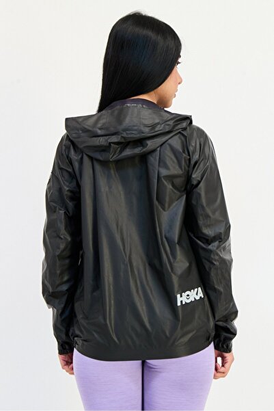 hoka Women Sportswear Fit Running Jackets, Black