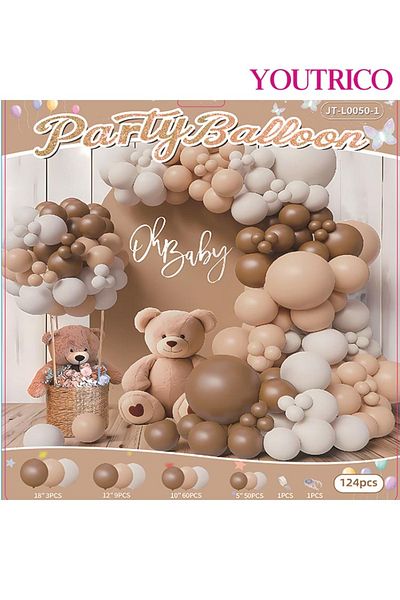 Youtrico Dreamy Macaron Balloon Garland - Pastel Colour Wedding Decoration