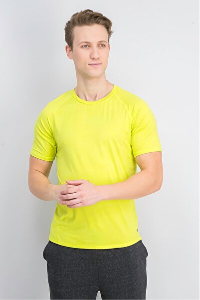 Tchibo Men Sportswear Fit Outdoor Shirt, Lime Green