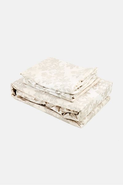 NANETTE LEPORE 3 Pieces Floral Pattern Cotton Feel Fitted Bed Sheet With Pillow Case Set, Multicolor