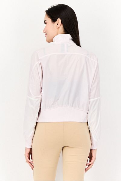 adidas Women Sportswear Fit Long Sleeve Outdoor Sweatshirt, Pink