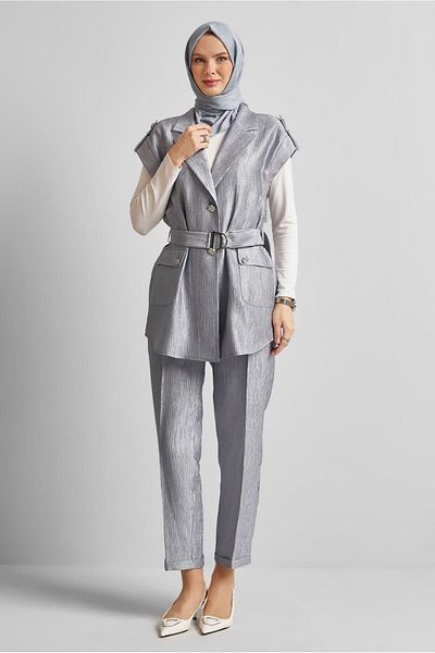 Alvina Belt and Pants Suit 45581