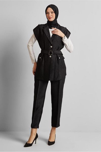 Alvina Belt and Pants Suit 45581