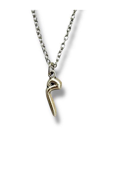 Herşey Nota Mim Letter Arabic Necklace – Figure Jewelry with 60 cm Chain