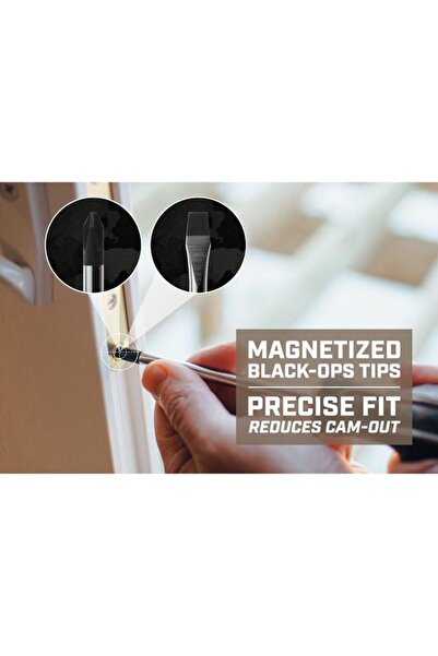 Generic طقم مفكات براغي مغناطيسية من erorex، مكون من 6 قطع، مصنوع من الفولاذ المعالج حرارياً، متعدد الألوان، SPEC-S-6PK