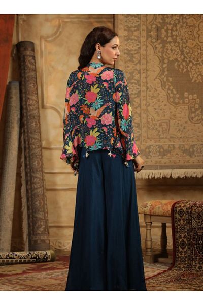HashtagBe Elegant Floral Embroidered Co-Ord Set