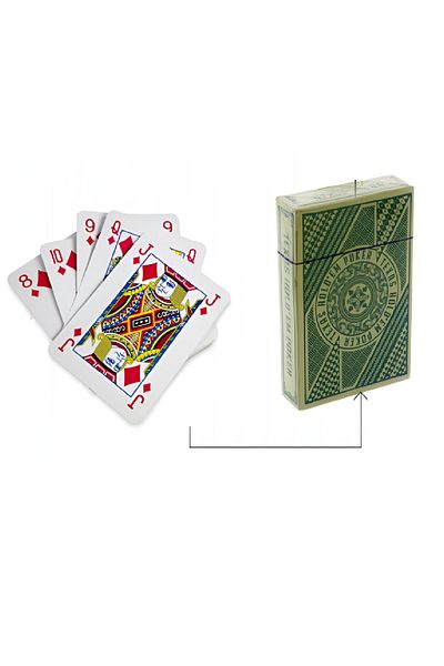 rexa Texas Hold'em Poker Playing Cards – Standard 52-Card Deck with Jokers