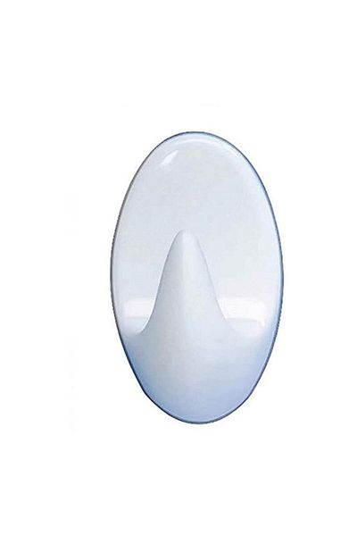 Generic Wenko 2-Piece Maxi Self-Adhesive Plastic Wall Hook Set White 4406010100