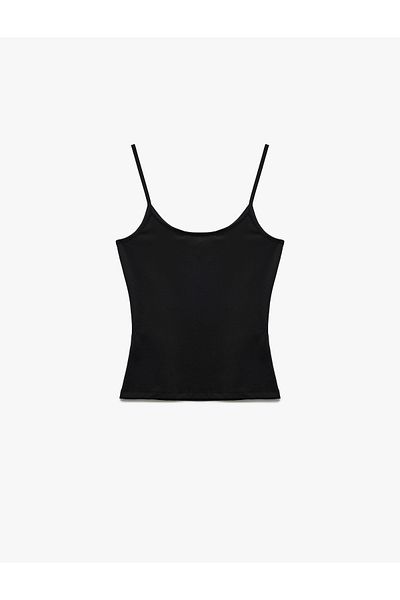 Koton New Season Slim Fit Strap U Neck Basic Undershirt