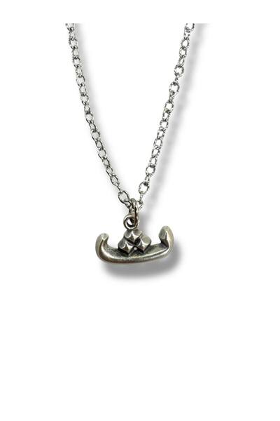 Herşey Nota قلادة حرف س (ث) عربية – مطلية بالزاماك مع سلسلة 60 سم مجوهرات نسا...