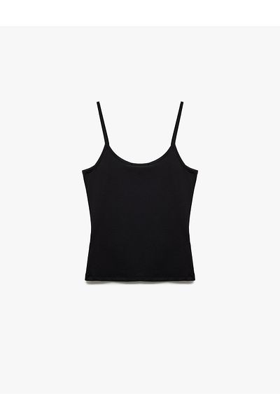 Koton New Season Slim Fit Strap U Neck Basic Undershirt