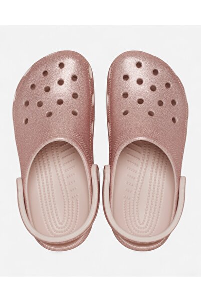 Crocs Classic Glitter Clog Pembe Terlik 2059426WV