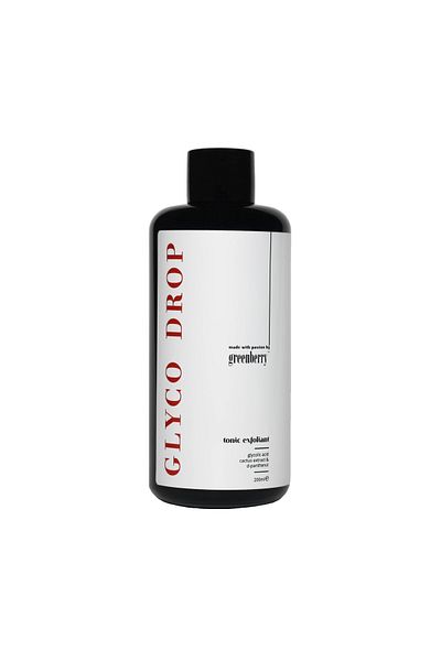 Greenberry Glyco Drop exfoliating toner with glycolic acid and d-panthenol, Greenberry Skincare, 200ml