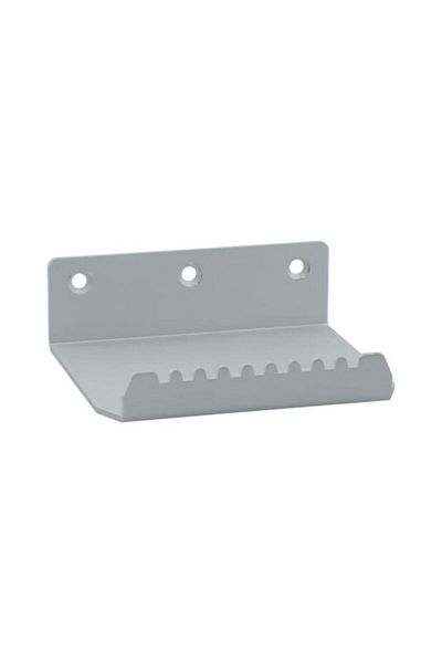 Generic مقبض باب قدم متين من HONEY BEE مزود بمسامير خشبية M4 فضية اللون AK0289-S