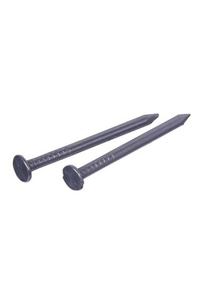 Generic مسامير هيلمان برايت ستيل ناعمة رفيعة الرأس مسطحة 4D صندوقية فضية 2.03 × 38.1 مم 532590