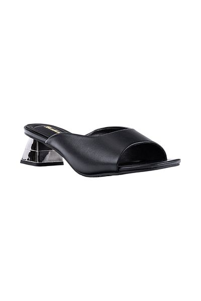 BATA Square Toe Block Heel Sandals