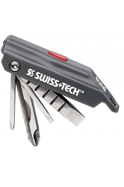 Generic أداة متعددة الاستخدامات 7 في 1 من SWISS+TECH Screwz-All، مصنوعة من الفولاذ المقاوم للصدأ المتين، لون رمادي ST50035
