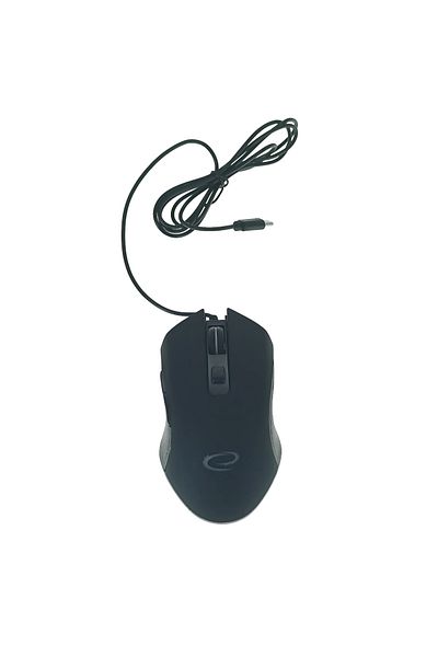 ESPERANZA Mouse gaming USB-C, Esperanza Nemesis 94545, cablu 1.25m, 6D, RGB, 800-2400 DPI, negru