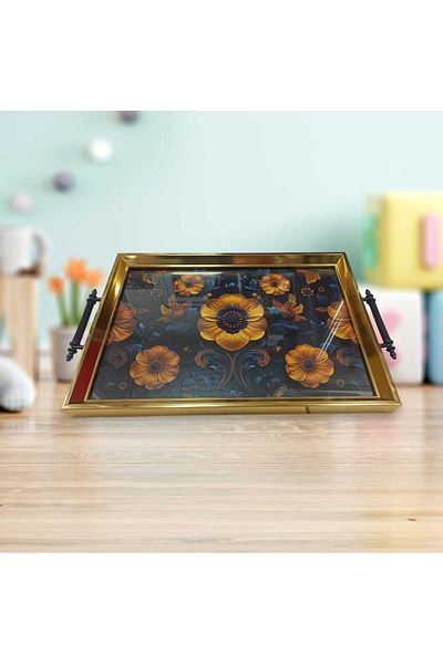 hilland Modern Tea Tray,Tea Tray,Luxury Presentation Tray