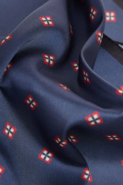 ALTINYILDIZ CLASSICS Чоловіча синя хустинка з візерунком