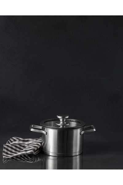 Madame Coco Raye Deep Pot - Steel - 18 cm