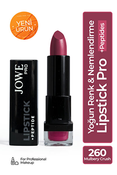 JOWE Professional Yoğun Renk Ve Nemlendirme Sağlayan Peptide İçerikli Ruj - 260 Mulbery Crush
