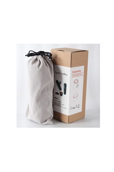 motor starter Mini espressor manual, portabil, Motor Starter, pentru cafea macinata, 175 x 70 x 60 mm, negru