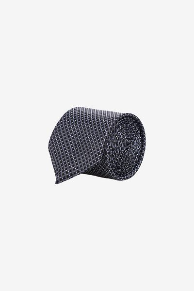 ALTINYILDIZ CLASSICS Men's Black-Grey Patterned Tie