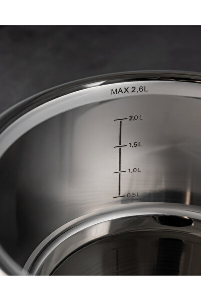 Madame Coco Elena Derin Tencere - Çelik - 18 cm