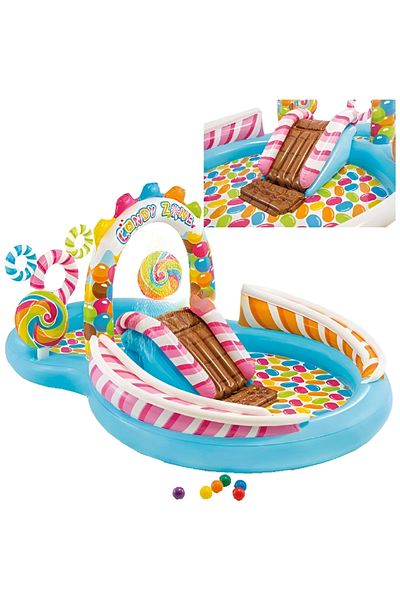 Intex Candy Zone Play Centre Pool 9'8"X6'3"X4'3