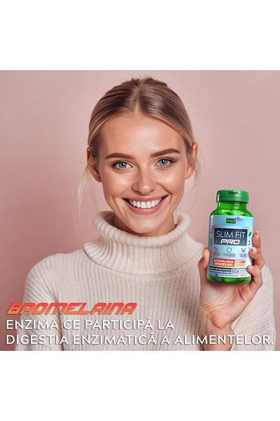 Qualuca 60-day weight loss complex – Slim Fit PRO with Bromelain 2500GDU/g | Set of 2 | 120 capsules