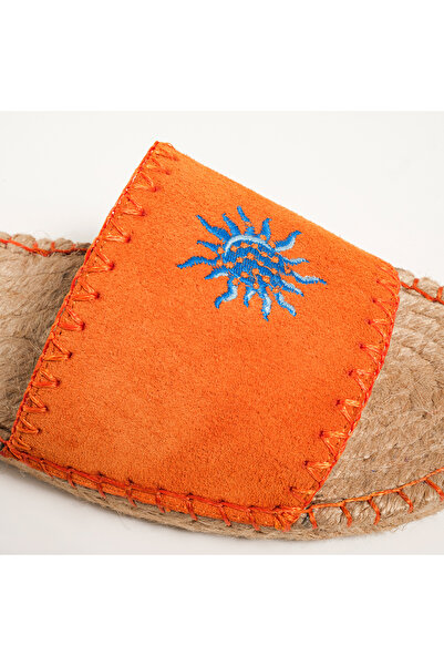 Zsa Zsa Zsu Florya Jüt Terlik 37-40 Turuncu