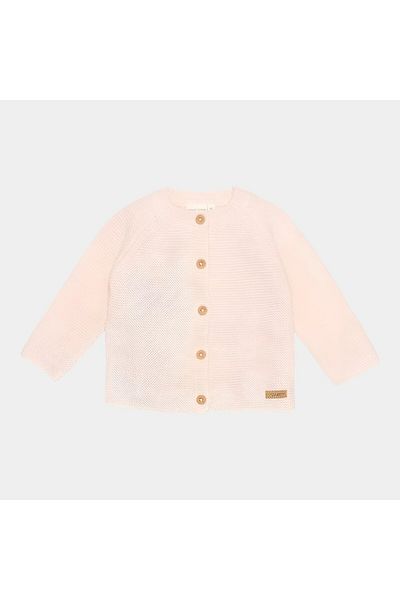 Little Dutch - Cardigan tricotat pentru bebeluși, flori și fluturi, mărimea 62