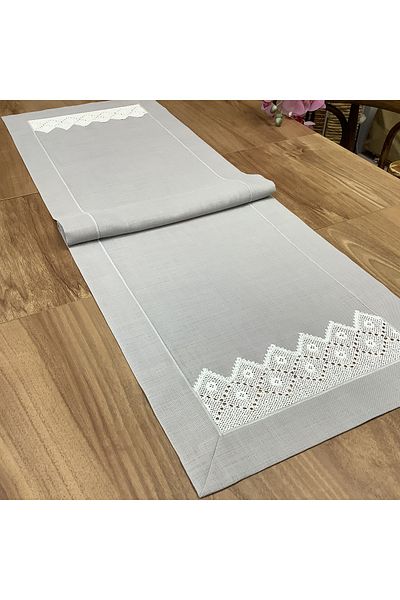 OYA home Lace Gray Floor Runner -40*130 cm