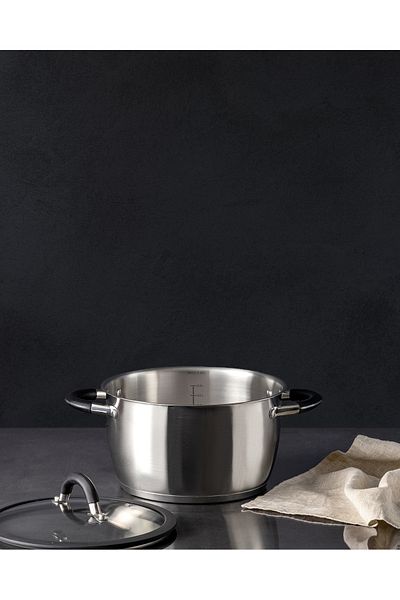 Madame Coco Colin Deep Pot - Steel - 22 cm