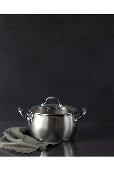 Madame Coco Avery Deep Pot - Steel - 22 cm
