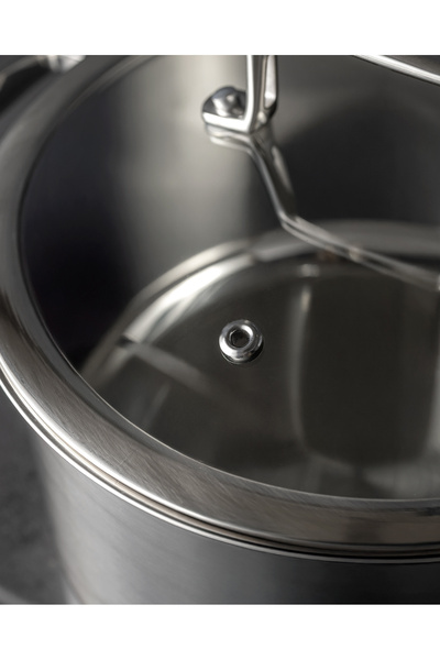Madame Coco Elena Derin Tencere - Çelik - 18 cm