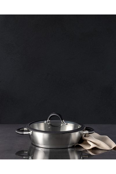 Madame Coco Colin Short Pot - Steel - 24 cm