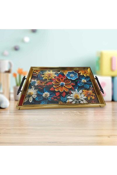 hilland Modern Tea Tray,Tea Tray,Luxury Presentation Tray