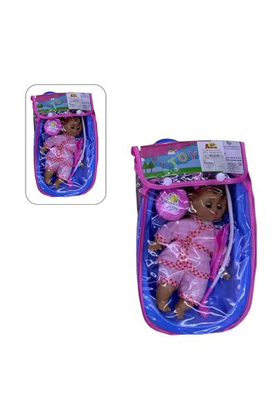 rexa Baby Doll Set – Packaged Toy Dolls in Pink & Blue Cases