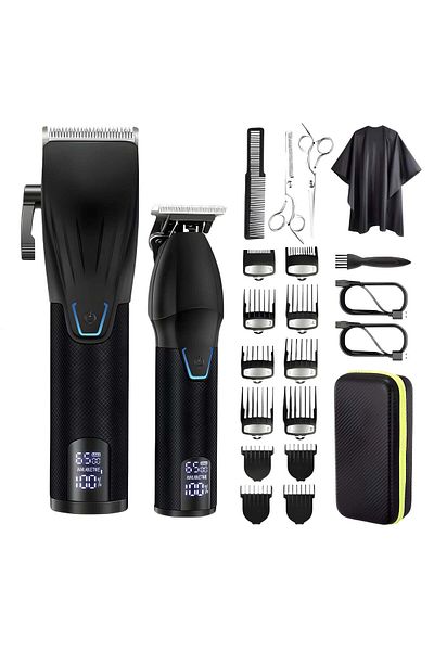 HexaCraft Set de tuns profesional și trimmer fără fir, HexaCut