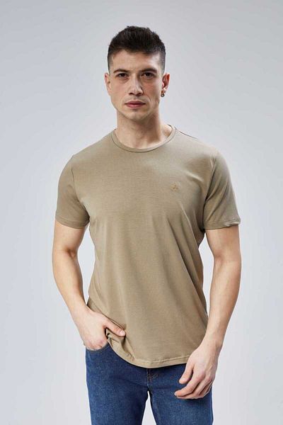 DOSXX Sport O-Neck Basic T-Shirt 94% Cotton 4% Lycra Short Sleeve Men's Tshirt