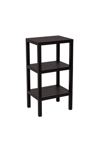 Emperium Black Modular Unit with 3 Shelves Plastic 38X29X74 cm (5122)
